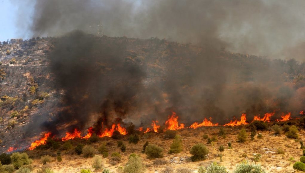 Σε εξέλιξη μεγάλη πυρκαγιά στη Ζάκυνθο – «Στάχτη» έγιναν πάνω από 600 στρέμματα (εικόνες, βίντεο)